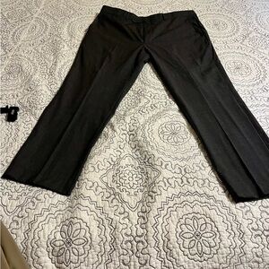 Kenneth Cole Gray Dress Pants with Structured Elegance